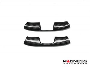 Alfa Romeo Stelvio Steering Wheel Trim - Carbon Fiber - Lower Wheel Cover - QV Model - 2020+ models Alfa Romeo Stelvio Steering Wheel Trim - Carbon Fiber - Lower Wheel Cover - QV Model - 2020+ models